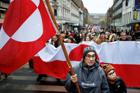 Demonstration for Grønland mod USA