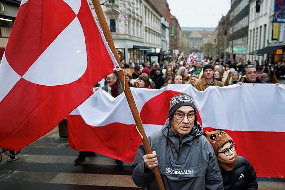 Demonstration for Grønland mod USA